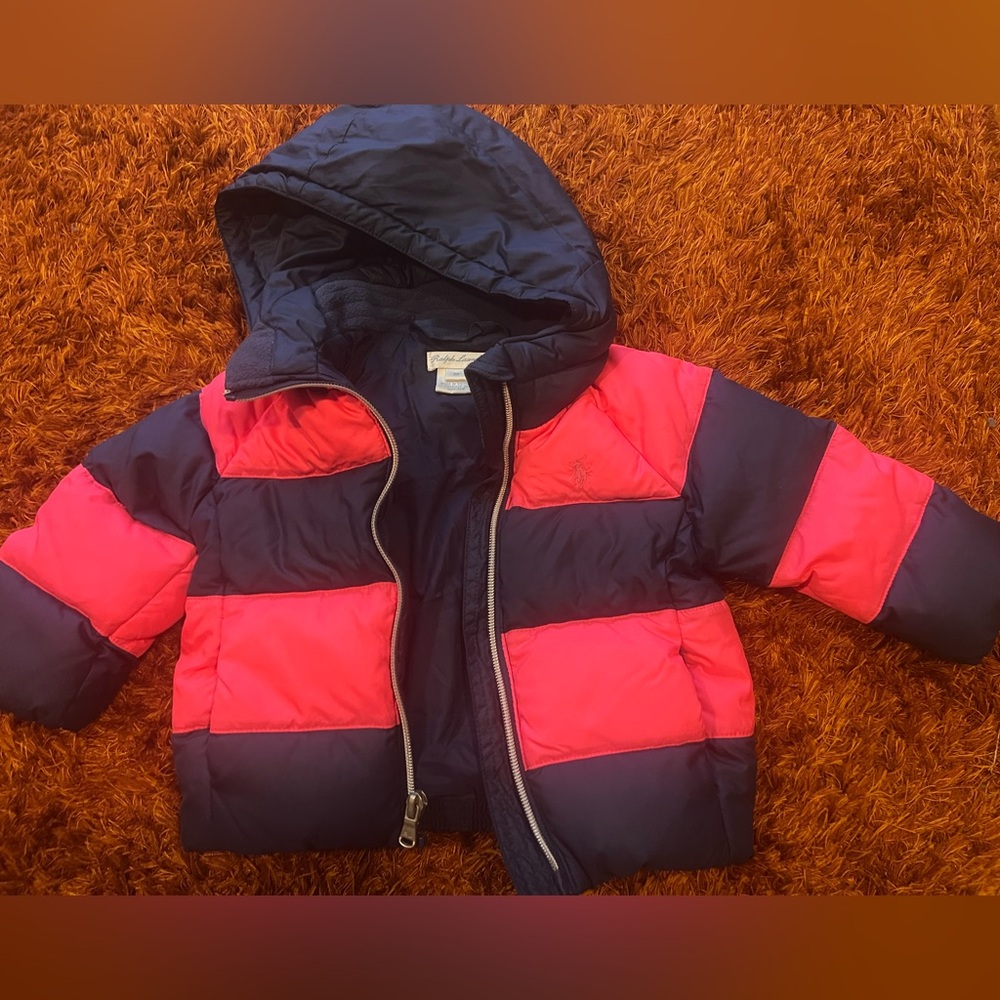Girls Polo by Ralph Lauren coat with hood
